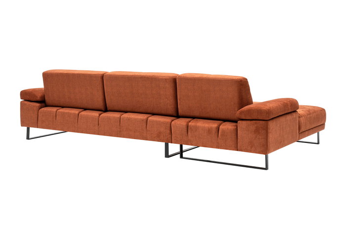 Atelier Del Sofa Mustang Small Left Sofá Esquinero Naranja 174 x 274 cm